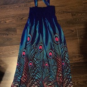 Peacock dress